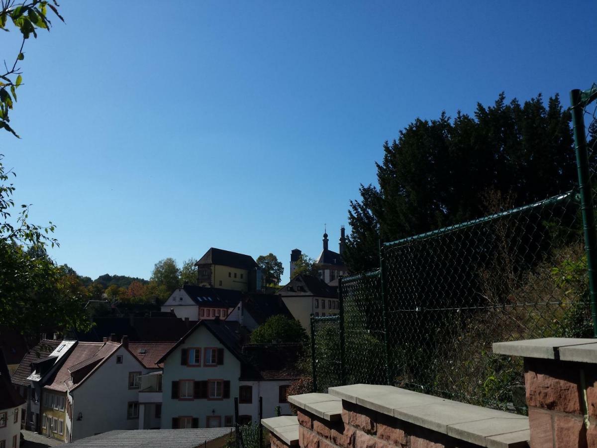 Moderne Wohnung in barockem Altstadthaus nahe Altstadt und Radweg Blieskastel Exterior foto